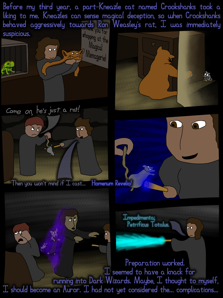 A comic page; if you've enabled transcripts in the top bar, there is one below.