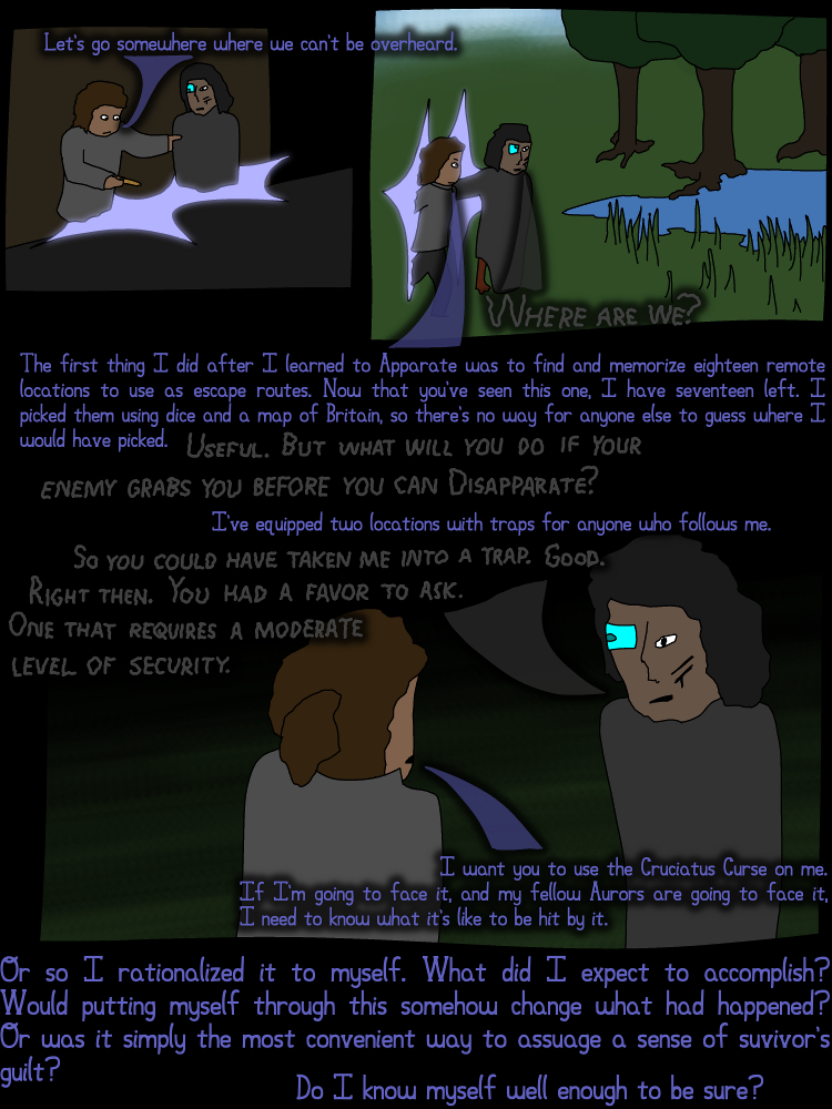 A comic page; if you've enabled transcripts in the top bar, there is one below.