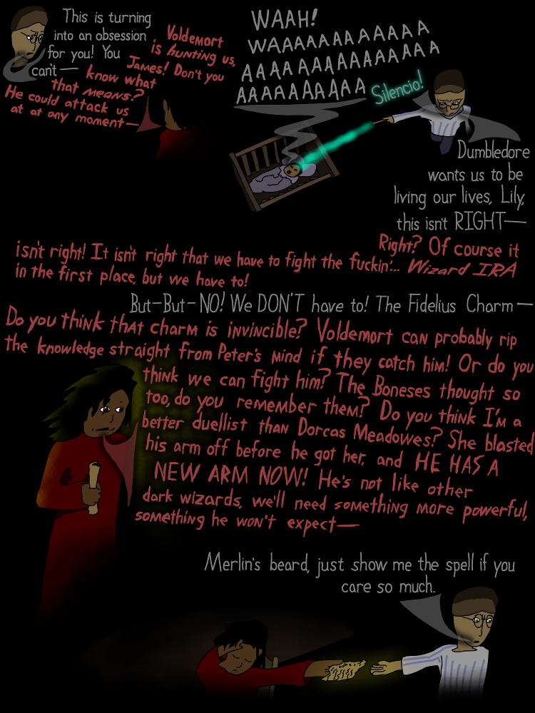 A comic page; if you've enabled transcripts in the top bar, there is one below.