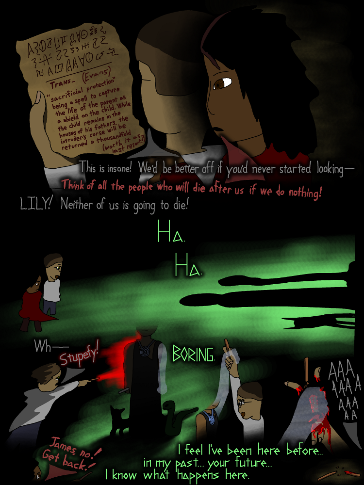 A comic page; if you've enabled transcripts in the top bar, there is one below.