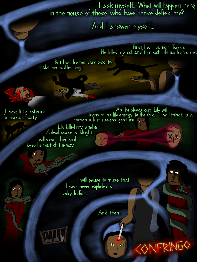 A comic page; if you've enabled transcripts in the top bar, there is one below.