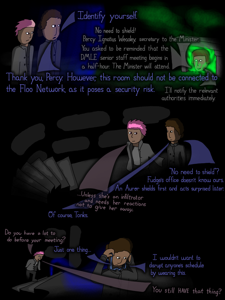 A comic page; if you've enabled transcripts in the top bar, there is one below.