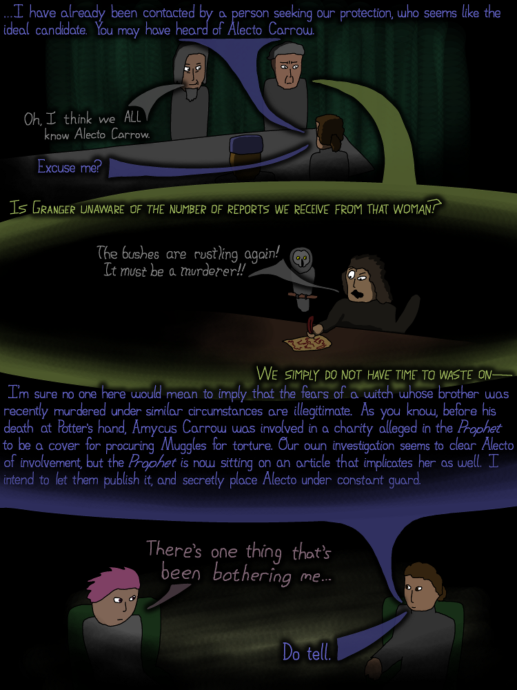 A comic page; if you've enabled transcripts in the top bar, there is one below.