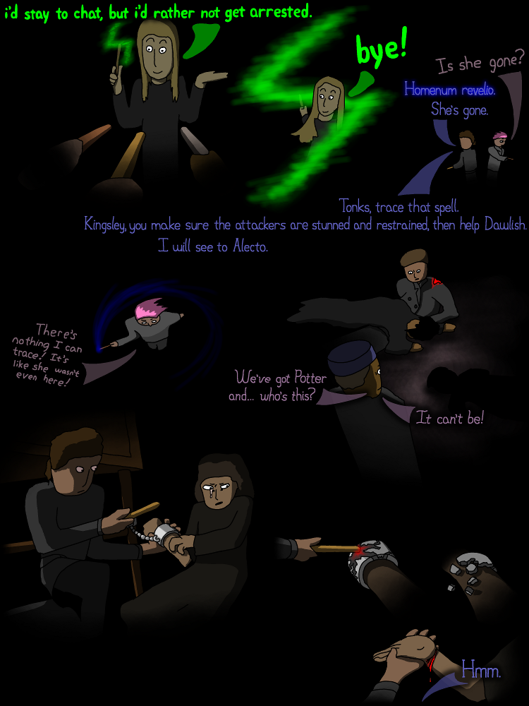 A comic page; if you've enabled transcripts in the top bar, there is one below.