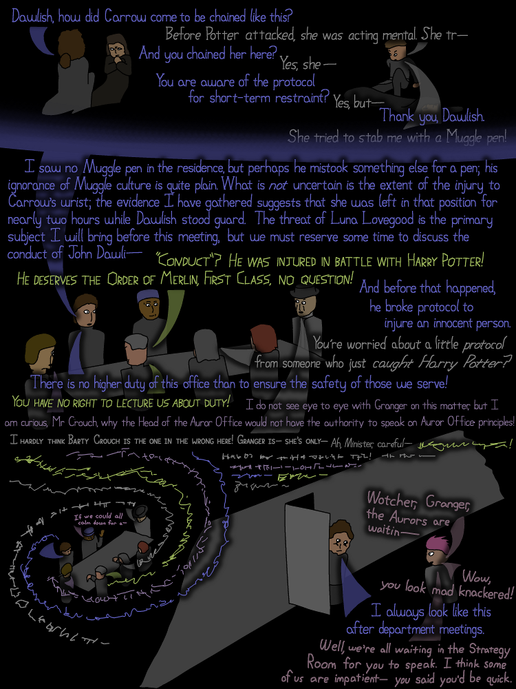 A comic page; if you've enabled transcripts in the top bar, there is one below.