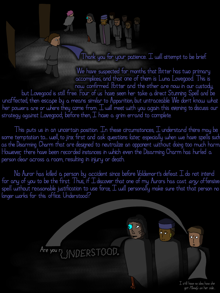 A comic page; if you've enabled transcripts in the top bar, there is one below.