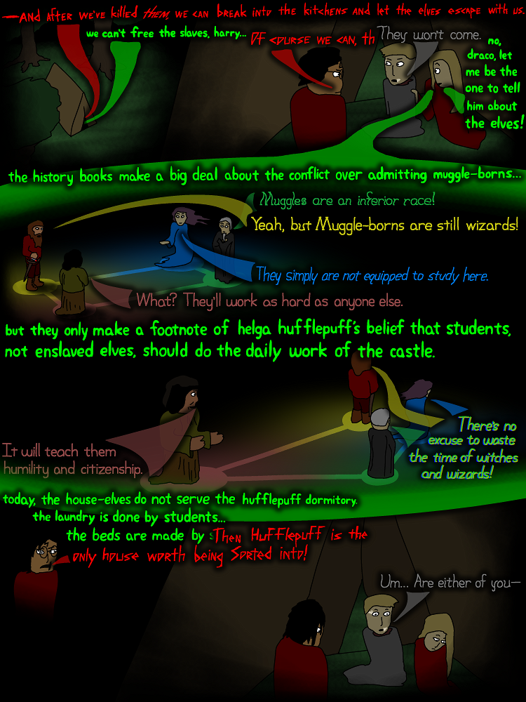 A comic page; if you've enabled transcripts in the top bar, there is one below.