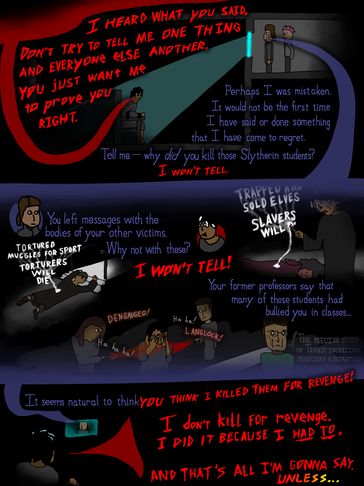 A comic page; if you've enabled transcripts in the top bar, there is one below.